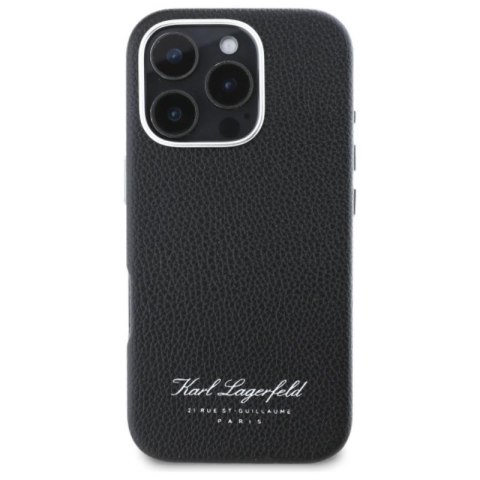 Karl Lagerfeld Hotel RSG - Etui iPhone 16 Pro Max (czarny) Karl Lagerfeld Hotel RSG - Etui iPhone 16 Pro Max (czarny)