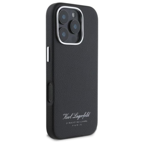 Karl Lagerfeld Hotel RSG - Etui iPhone 16 Pro Max (czarny) Karl Lagerfeld Hotel RSG - Etui iPhone 16 Pro Max (czarny)