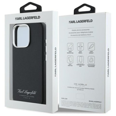 Karl Lagerfeld Hotel RSG - Etui iPhone 16 Pro Max (czarny) Karl Lagerfeld Hotel RSG - Etui iPhone 16 Pro Max (czarny)