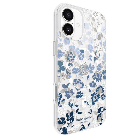 Kate Spade New York Protective Gems MagSafe - Etui iPhone 16 Plus (Flowerbed Blue) Kate Spade New York Protective Gems MagSafe - Etui iPhone 16 Plus (Flowerbed Blue)