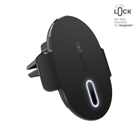 Speck Charging Vent Mount + ClickLock - Uchwyt samochodowy z ładowaniem bezprzewodowym MagSafe (czarny) Speck Charging Vent Mount + ClickLock - Uchwyt samochodowy z ładowaniem bezprzewodowym MagSafe (czarny)