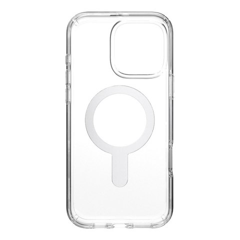 Speck Presidio Perfect-Clear ClickLock & MagSafe - Etui iPhone 16 Pro Max (Clear / Chrome Finish / Serene Silver) Speck Presidio Perfect-Clear ClickLock & MagSafe - Etui iPhone 16 Pro Max (Clear / Chrome Finish / Serene Silver)