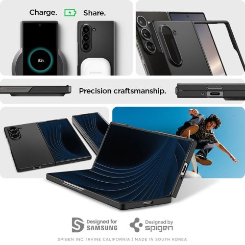 Spigen Airskin - Etui do Samsung Galaxy Z Fold 6 (Black) Spigen Airskin - Etui do Samsung Galaxy Z Fold 6 (Black)