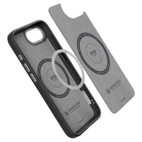 Spigen Enzo Aramid Mag MagSafe - Etui do iPhone 16e (Czarny) Spigen Enzo Aramid Mag MagSafe - Etui do iPhone 16e (Czarny)
