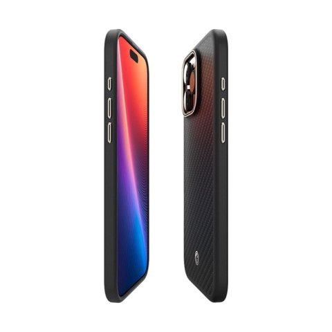 Spigen Enzo Aramid Mag MagSafe - Etui iPhone 16 Pro Max (Black / Natural) Spigen Enzo Aramid Mag MagSafe - Etui iPhone 16 Pro Max (Black / Natural)