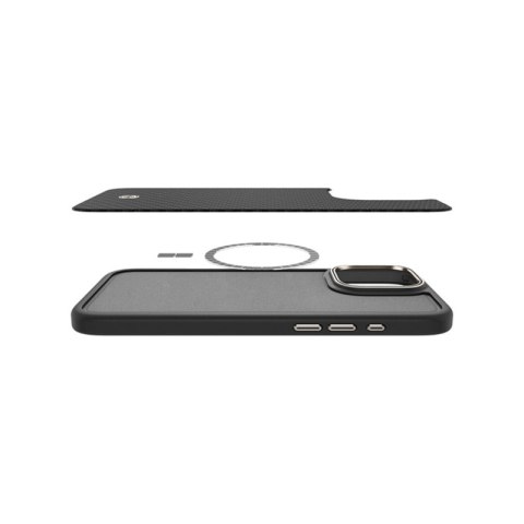 Spigen Enzo Aramid Mag MagSafe - Etui iPhone 16 Pro Max (Black / Natural) Spigen Enzo Aramid Mag MagSafe - Etui iPhone 16 Pro Max (Black / Natural)
