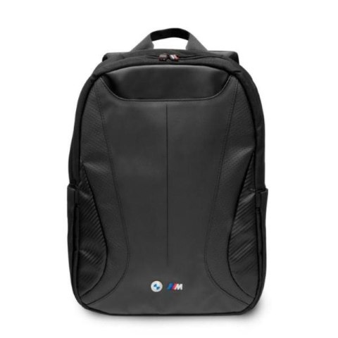 BMW Carbon&Leather Tricolor - Plecak na notebooka 16" (czarny) BMW Carbon&Leather Tricolor - Plecak na notebooka 16" (czarny)