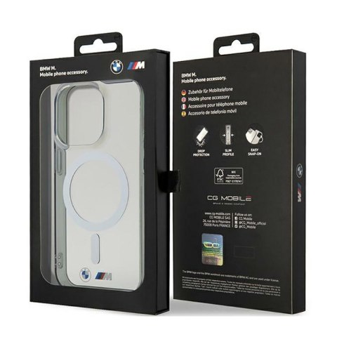 BMW Silver Ring MagSafe - Etui iPhone 14 Pro Max (Przezroczysty) BMW Silver Ring MagSafe - Etui iPhone 14 Pro Max (Przezroczysty)