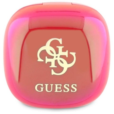 Guess 4G Printed Logo - Słuchawki Bluetooth TWS + etui ładujące (fuksja) Guess 4G Printed Logo - Słuchawki Bluetooth TWS + etui ładujące (fuksja)