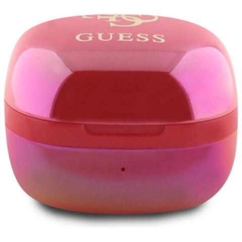 Guess 4G Printed Logo - Słuchawki Bluetooth TWS + etui ładujące (fuksja) Guess 4G Printed Logo - Słuchawki Bluetooth TWS + etui ładujące (fuksja)