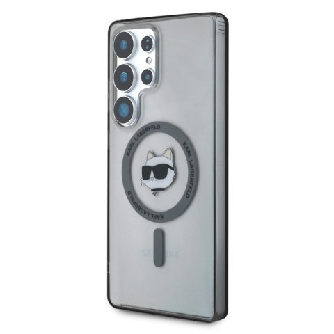 Karl Lagerfeld Button Choupette Head Printed Logo MagSafe - Etui Samsung Galaxy S25 Ultra (czarny) Karl Lagerfeld Button Choupette Head Printed Logo MagSafe - Etui Samsung Galaxy S25 Ultra (czarny)