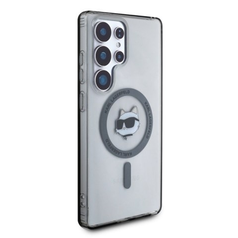 Karl Lagerfeld Button Choupette Head Printed Logo MagSafe - Etui Samsung Galaxy S25 Ultra (czarny) Karl Lagerfeld Button Choupette Head Printed Logo MagSafe - Etui Samsung Galaxy S25 Ultra (czarny)