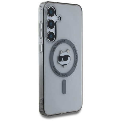 Karl Lagerfeld Button Choupette Head Printed Logo MagSafe - Etui Samsung Galaxy S25 (czarny) Karl Lagerfeld Button Choupette Head Printed Logo MagSafe - Etui Samsung Galaxy S25 (czarny)