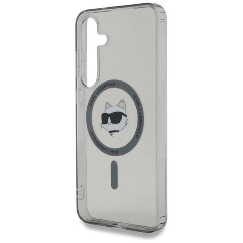 Karl Lagerfeld Button Choupette Head Printed Logo MagSafe - Etui Samsung Galaxy S25 (czarny) Karl Lagerfeld Button Choupette Head Printed Logo MagSafe - Etui Samsung Galaxy S25 (czarny)