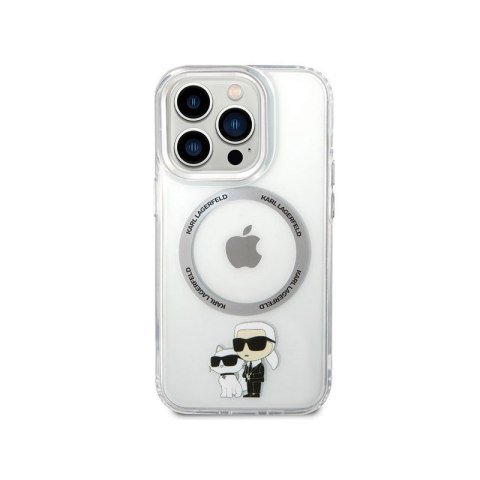 Karl Lagerfeld IML NFT Karl & Choupette MagSafe - Etui iPhone 13 Pro (przezroczysty) Karl Lagerfeld IML NFT Karl & Choupette MagSafe - Etui iPhone 13 Pro (przezroczysty)