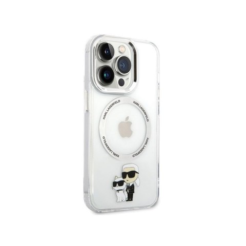 Karl Lagerfeld IML NFT Karl & Choupette MagSafe - Etui iPhone 13 Pro (przezroczysty) Karl Lagerfeld IML NFT Karl & Choupette MagSafe - Etui iPhone 13 Pro (przezroczysty)