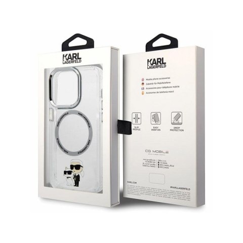 Karl Lagerfeld IML NFT Karl & Choupette MagSafe - Etui iPhone 13 Pro (przezroczysty) Karl Lagerfeld IML NFT Karl & Choupette MagSafe - Etui iPhone 13 Pro (przezroczysty)