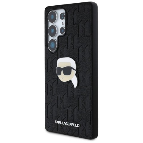Karl Lagerfeld Leather Monogram Pin Logo Karl Head - Etui Samsung Galaxy S25 Ultra (czarny) Karl Lagerfeld Leather Monogram Pin Logo Karl Head - Etui Samsung Galaxy S25 Ultra (czarny)