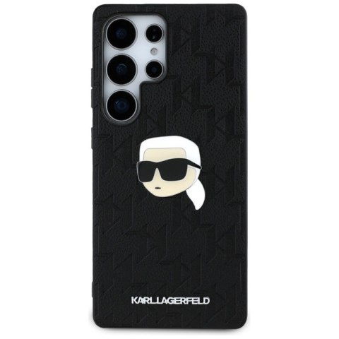 Karl Lagerfeld Leather Monogram Pin Logo Karl Head - Etui Samsung Galaxy S25 Ultra (czarny) Karl Lagerfeld Leather Monogram Pin Logo Karl Head - Etui Samsung Galaxy S25 Ultra (czarny)
