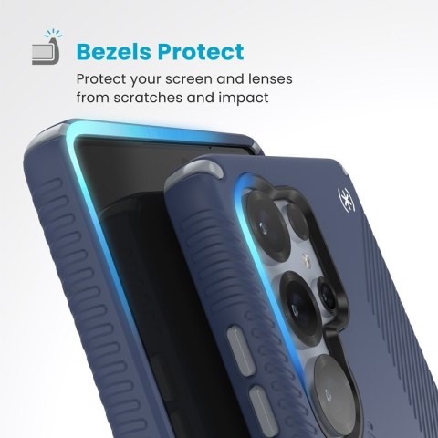 Speck Presidio2 Grip Magnet - Etui Samsung Galaxy S25 Ultra MagSafe (Coastal Blue/Dust Grey/White) Speck Presidio2 Grip Magnet - Etui Samsung Galaxy S25 Ultra MagSafe (Coastal Blue/Dust Grey/White)