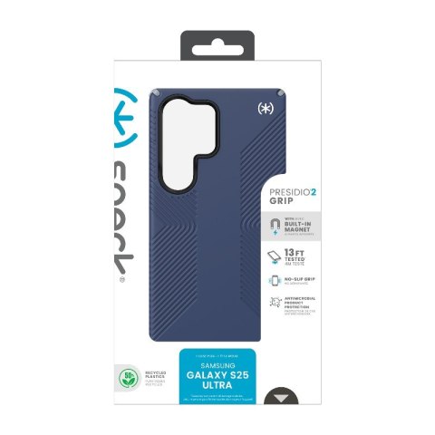 Speck Presidio2 Grip Magnet - Etui Samsung Galaxy S25 Ultra MagSafe (Coastal Blue/Dust Grey/White) Speck Presidio2 Grip Magnet - Etui Samsung Galaxy S25 Ultra MagSafe (Coastal Blue/Dust Grey/White)
