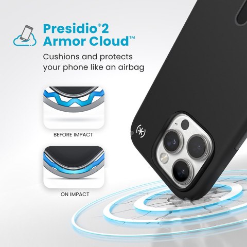 Speck Presidio2 Pro ClickLock & MagSafe - Etui iPhone 16 Pro (Black / Slate Grey / White) Speck Presidio2 Pro ClickLock & MagSafe - Etui iPhone 16 Pro (Black / Slate Grey / White)