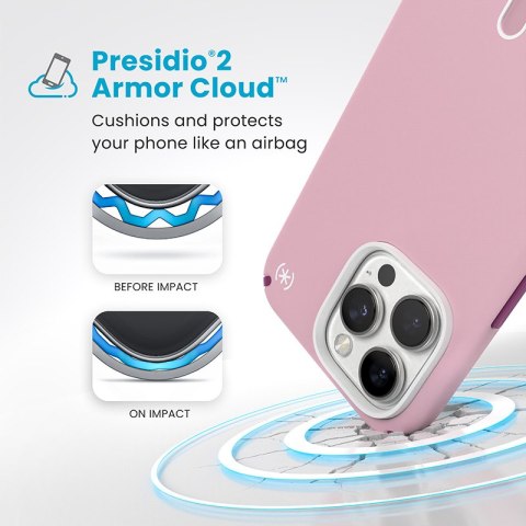 Speck Presidio2 Pro ClickLock & MagSafe - Etui iPhone 16 Pro Max (Wednesday Pink / Boysenberry Purple / White) Speck Presidio2 Pro ClickLock & MagSafe - Etui iPhone 16 Pro Max (Wednesday Pink / Boysenberry Purple / White)