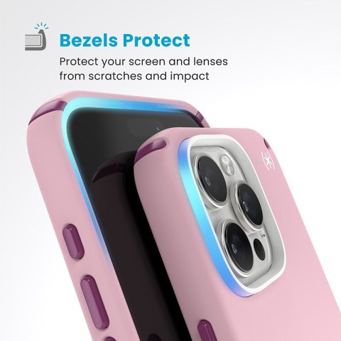Speck Presidio2 Pro ClickLock & MagSafe - Etui iPhone 16 Pro Max (Wednesday Pink / Boysenberry Purple / White) Speck Presidio2 Pro ClickLock & MagSafe - Etui iPhone 16 Pro Max (Wednesday Pink / Boysenberry Purple / White)