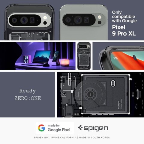 Spigen Ultra Hybrid - Etui do Google Pixel 9 Pro XL (Zero One) Spigen Ultra Hybrid - Etui do Google Pixel 9 Pro XL (Zero One)