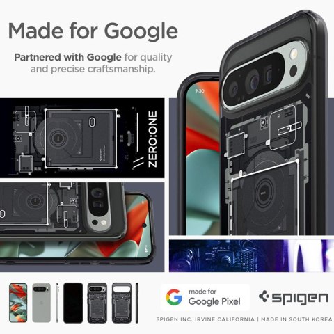 Spigen Ultra Hybrid - Etui do Google Pixel 9 Pro XL (Zero One) Spigen Ultra Hybrid - Etui do Google Pixel 9 Pro XL (Zero One)