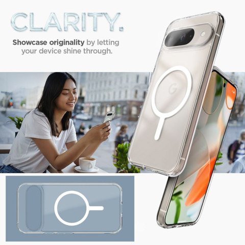 Spigen Ultra Hybrid OneTap Ring MagSafe - Etui do Google Pixel 9 Pro (Biały) Spigen Ultra Hybrid OneTap Ring MagSafe - Etui do Google Pixel 9 Pro (Biały)