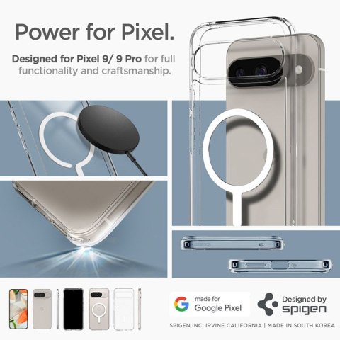 Spigen Ultra Hybrid OneTap Ring MagSafe - Etui do Google Pixel 9 Pro (Biały) Spigen Ultra Hybrid OneTap Ring MagSafe - Etui do Google Pixel 9 Pro (Biały)