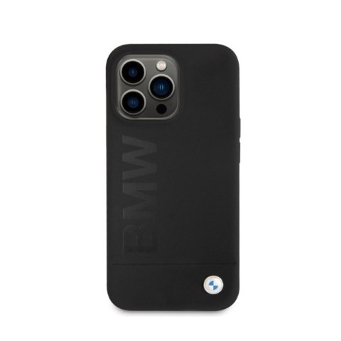 BMW Silicone Signature Logo Magsafe - Etui iPhone 13 Pro (czarny) BMW Silicone Signature Logo Magsafe - Etui iPhone 13 Pro (czarny)