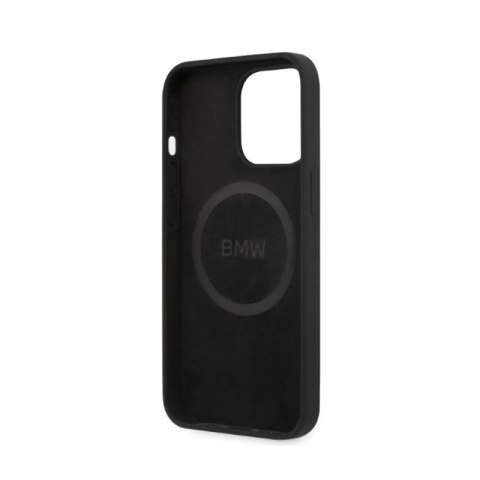 BMW Silicone Signature Logo Magsafe - Etui iPhone 13 Pro (czarny) BMW Silicone Signature Logo Magsafe - Etui iPhone 13 Pro (czarny)