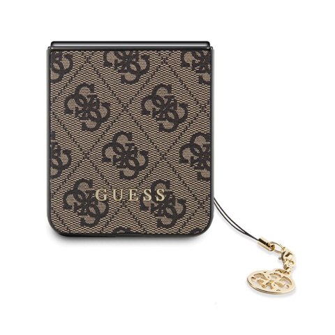 Guess 4G Charms Collection - Etui do Samsung Galaxy Z Flip 5 (brązowy) Guess 4G Charms Collection - Etui do Samsung Galaxy Z Flip 5 (brązowy)