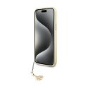 Guess 4G Charms Collection - Etui iPhone 15 Plus (brązowy)