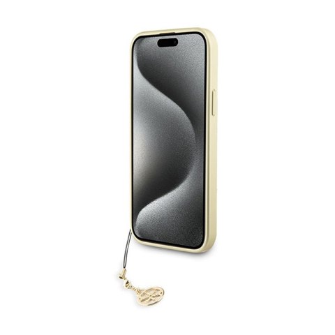 Guess 4G Charms Collection - Etui iPhone 15 Plus (brązowy) Guess 4G Charms Collection - Etui iPhone 15 Plus (brązowy)