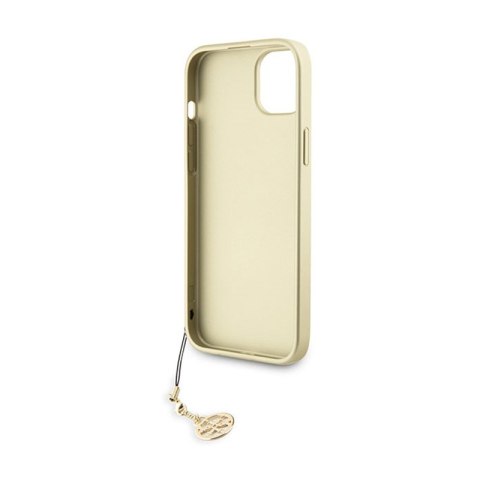 Guess 4G Charms Collection - Etui iPhone 15 Plus (brązowy) Guess 4G Charms Collection - Etui iPhone 15 Plus (brązowy)