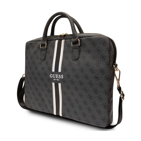 Guess 4G Printed Stripes Computer Bag - Torba na notebooka 16" (Czarny) Guess 4G Printed Stripes Computer Bag - Torba na notebooka 16" (Czarny)