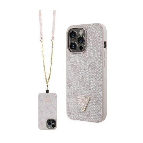 Guess Crossbody 4G Metal Logo - Etui iPhone 13 Pro (różowy) Guess Crossbody 4G Metal Logo - Etui iPhone 13 Pro (różowy)