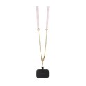 Guess Crossbody 4G Metal Logo - Etui iPhone 13 Pro (różowy)