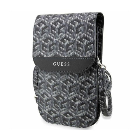 Guess GCube Stripe Phone Bag - Torba z przegrodą na smartfona (czarny) Guess GCube Stripe Phone Bag - Torba z przegrodą na smartfona (czarny)