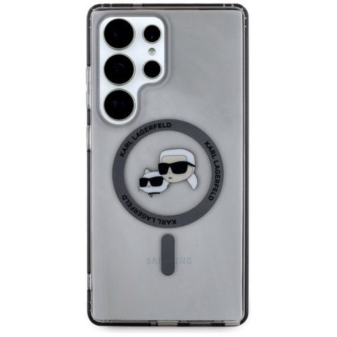 Karl Lagerfeld Button Karl & Choupette Heads Printed Logo MagSafe - Etui Samsung Galaxy S25 Ultra (czarny) Karl Lagerfeld Button Karl & Choupette Heads Printed Logo MagSafe - Etui Samsung Galaxy S25 Ultra (czarny)