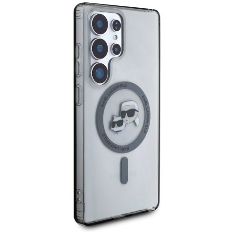 Karl Lagerfeld Button Karl & Choupette Heads Printed Logo MagSafe - Etui Samsung Galaxy S25 Ultra (czarny) Karl Lagerfeld Button Karl & Choupette Heads Printed Logo MagSafe - Etui Samsung Galaxy S25 Ultra (czarny)