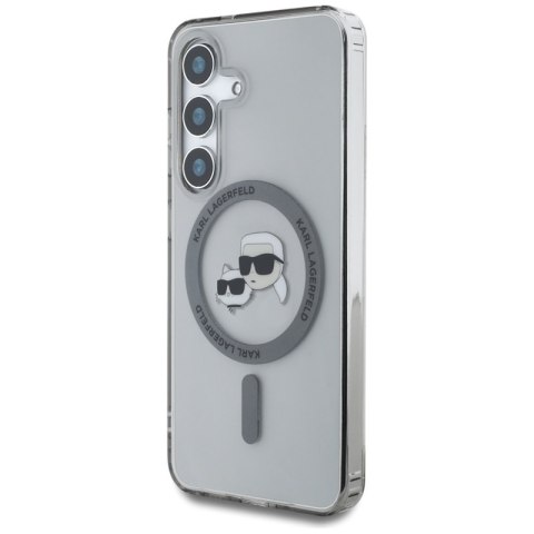 Karl Lagerfeld Button Karl & Choupette Heads Printed Logo MagSafe - Etui Samsung Galaxy S25 (czarny) Karl Lagerfeld Button Karl & Choupette Heads Printed Logo MagSafe - Etui Samsung Galaxy S25 (czarny)