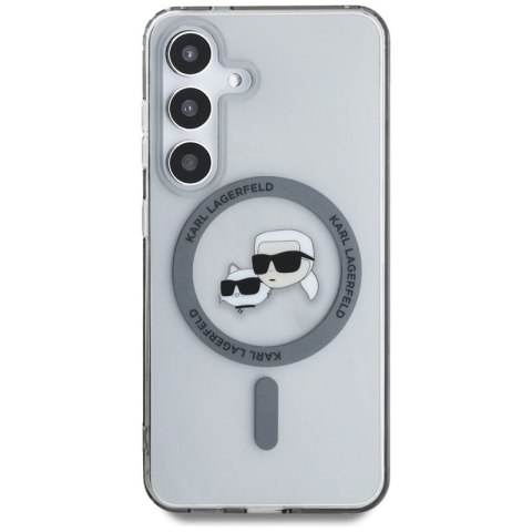 Karl Lagerfeld Button Karl & Choupette Heads Printed Logo MagSafe - Etui Samsung Galaxy S25 (czarny) Karl Lagerfeld Button Karl & Choupette Heads Printed Logo MagSafe - Etui Samsung Galaxy S25 (czarny)