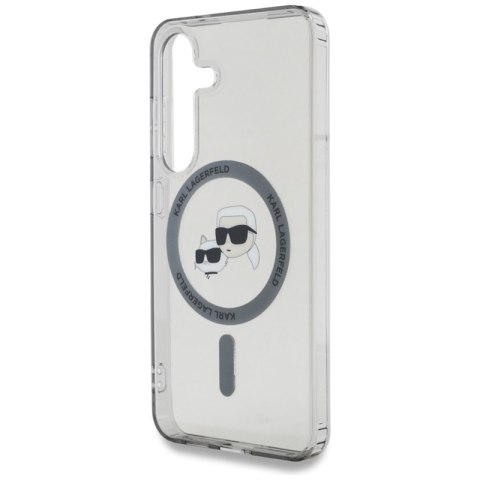Karl Lagerfeld Button Karl & Choupette Heads Printed Logo MagSafe - Etui Samsung Galaxy S25 (czarny) Karl Lagerfeld Button Karl & Choupette Heads Printed Logo MagSafe - Etui Samsung Galaxy S25 (czarny)