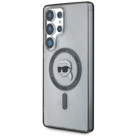 Karl Lagerfeld Button Karl Head Printed Logo MagSafe - Etui Samsung Galaxy S25 Ultra (czarny) Karl Lagerfeld Button Karl Head Printed Logo MagSafe - Etui Samsung Galaxy S25 Ultra (czarny)