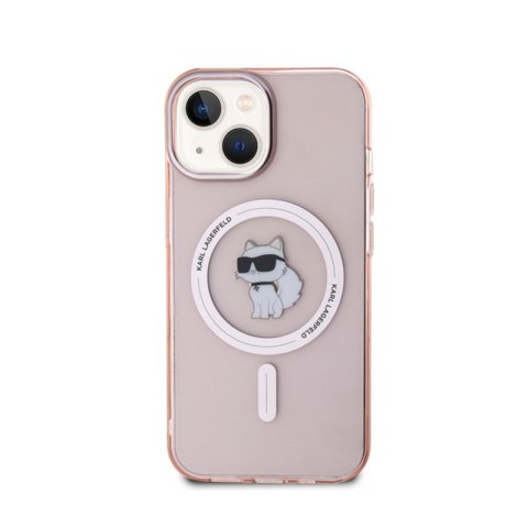 Karl Lagerfeld IML Choupette MagSafe - Etui iPhone 15 (różowy) Karl Lagerfeld IML Choupette MagSafe - Etui iPhone 15 (różowy)