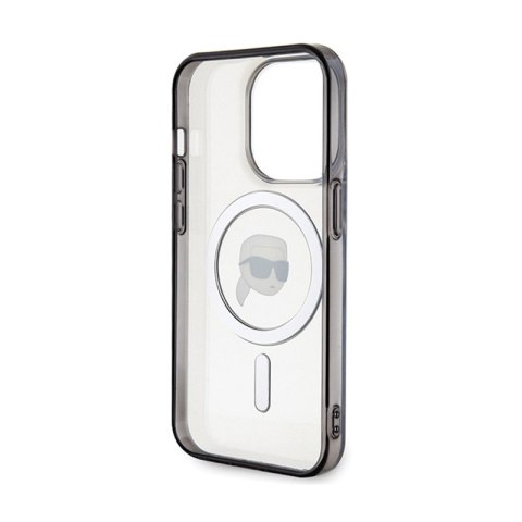 Karl Lagerfeld IML Karl Head MagSafe - Etui iPhone 15 Pro Max (przezroczysty) Karl Lagerfeld IML Karl Head MagSafe - Etui iPhone 15 Pro Max (przezroczysty)